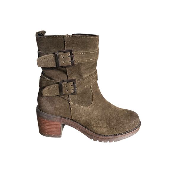 VINTAGE FOUNDRY CO. Women’s Charmaine Buckle Leather Bootie Size 8 - Picture 1 of 13